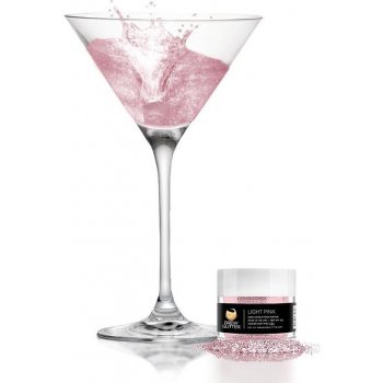 Brew Glitter Jedlé třpytky do nápojů světle růžová Soft Light Pink 4 g