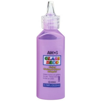 Amos Glass Deco Barva na sklo fialová 22 ml 1502 – Zboží Dáma