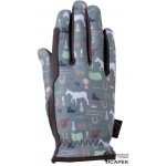 HKM Dětské zimní rukavice JUDY Zelená – Zboží Dáma