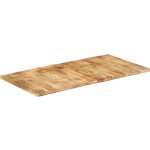 Omaxi 793733 Stolní deska masivní mangovníkové dřevo 25–27 mm 120 x 60 cm – Zboží Mobilmania