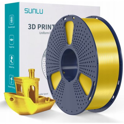 Sunlu PLA 1.75mm 1kg SILK Yellow / Žlutá – Zboží Živě