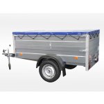 Přepravní vozík Agados Handy - 3 nástavba, plachta 7cm, opěrné kolečko