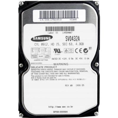 Samsung 4,30 PATA IDE/ATA 3,5", SV0432A