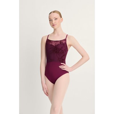 Trikot Intermezzo s krajkou na ramínka 31715 vínová – Zboží Dáma