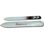 Bohemia malovaný skleněný pilník s motivem bílé kočky 140/2mm – Sleviste.cz