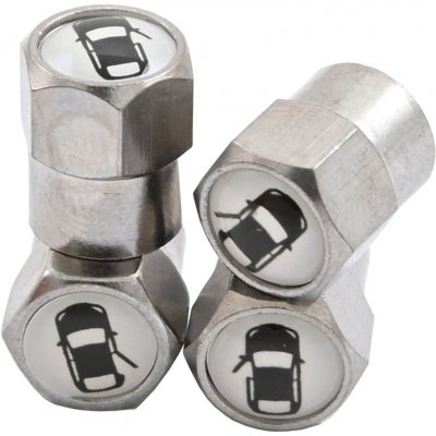 Souprava kovových čepiček s označením pozice kola (4ks) – Zboží Mobilmania