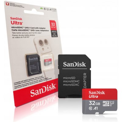 SanDisk microSDHC UHS-I 32 GB SDSQUA4-032G-GN6IA – Hledejceny.cz