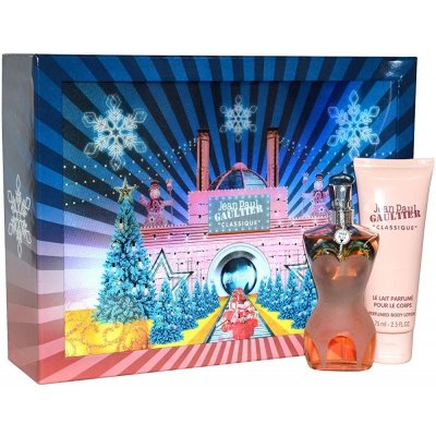 Jean Paul Gaultier Classique EDT pro ženy EDT 100 ml + tělové mléko 75 ml dárková sada – Zboží Mobilmania