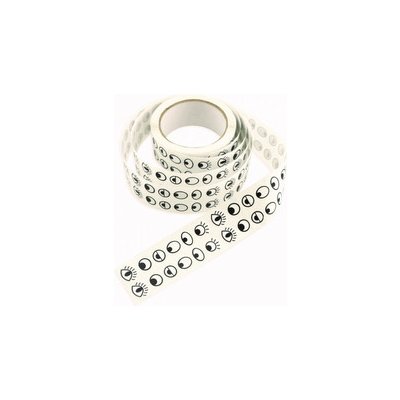 Samolepky oči 2000ks černobílé – Sleviste.cz