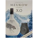 Meukow XO The Ice Panther 40% 0,7 l (dárkové balení 2 sklenice) – Zboží Dáma