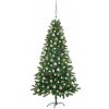 Vánoční stromek zahrada-XL Umělý vánoční stromek s LED a sadou koulí 150 cm zelený