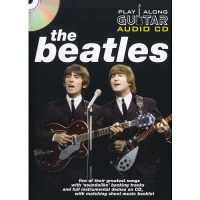 Play Along Guitar Audio CD The Beatles tabulatury noty kytara +CD