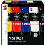 akrylové barvy Marabu Acryl Color sada 5 x 100 ml – Zboží Mobilmania