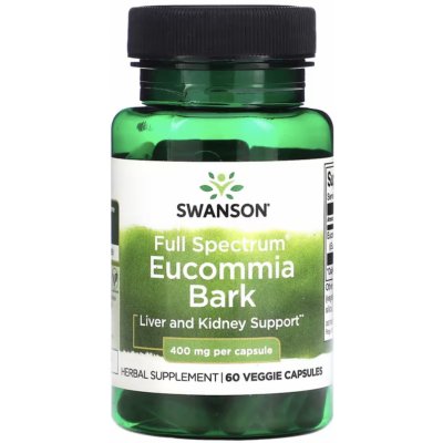 Swanson Gumojilm Eucommia 400 mg 60 kapslí – Hledejceny.cz