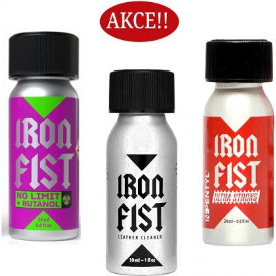 Poppers Iron Fist Ultra No Limit 3 x 24 ml mix – Zboží Dáma Poppers Iron Fist Ultra No Limit 3 x 24 ml mix – Zboží Dáma