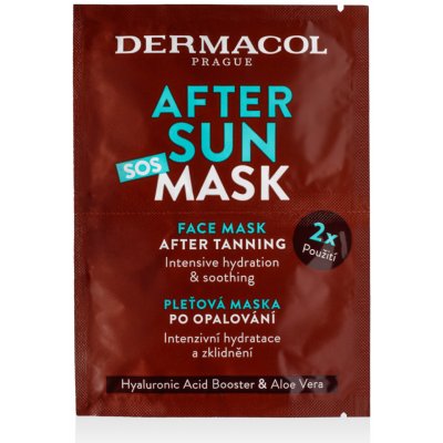 Dermacol Pleťová maska po opalování After Sun (Face Mask) 2 x 8 ml – Zboží Mobilmania