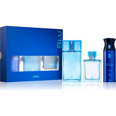 Ajmal Blu EDP 90 ml + deospray 200 ml + EDC 100 ml dárková sada