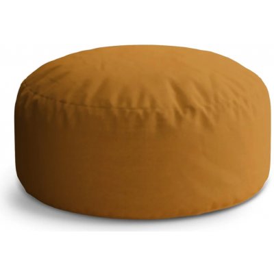 Sablio Taburet Circle Okrová: 38x48 cm – Zboží Mobilmania