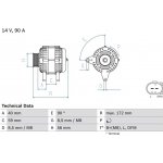 Alternátor BOSCH 0 986 047 250 – Hledejceny.cz