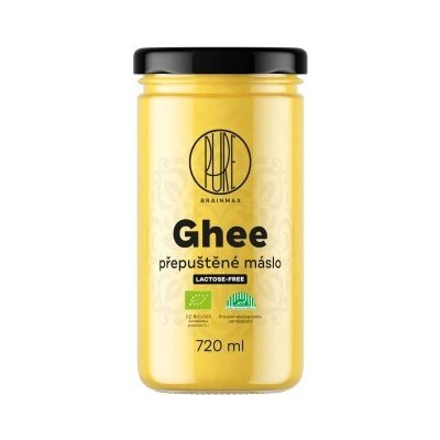 BrainMax Pure Ghee, přepuštěné máslo Ghí, BIO ml: 720 ml – Zboží Dáma
