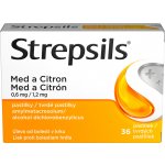 STREPSILS MED A CITRON ORM 0,6MG/1,2MG PAS 36 – Hledejceny.cz