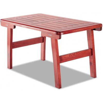 Krajča ZAHRADNÍ DŘEVĚNÝ STŮL BRIGITA - borovice Pinie tmavá – Hledejceny.cz