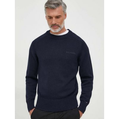 Tommy Hilfiger pánský svetr MW0MW33134 tmavě modrý – Zboží Mobilmania