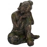 Socha Buddha MAGNESIA, zelená mechová, 33x31x40cm (DOPRODEJ)|Ego Dekor – Hledejceny.cz