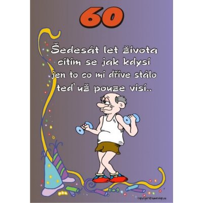 Certifikát 60 pro muže – Zbozi.Blesk.cz