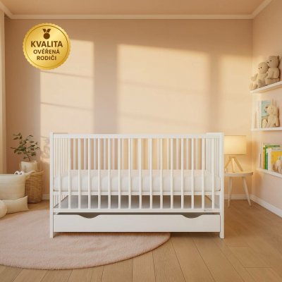 New Baby se šuplíkem BASIC bílá – Zboží Dáma