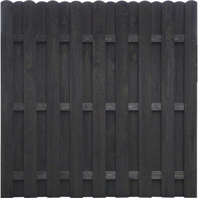 Dřevěný plot Dieter 180 x 180 cm antracit – Hledejceny.cz