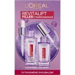 L´Oréal Paris Revitalift Filler oční sérum rozjasňující oční sérum 20 ml + L´Oréal Paris Revitalift Filler pleťové sérum revitalizační pleťové sérum 30 ml dárková sada – Zboží Dáma