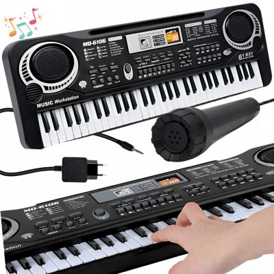 HračkyZaDobréKačky elektronické klávesy MQ 012FM – Zboží Dáma