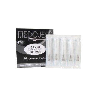 Inj.jehla 0.70x40 černá Chirana 100ks jednoráz. – Zboží Dáma