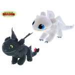 Jak vycvičit draka 3 drak 2druhy Druhy Nightfury Lightfury Sparkle 40 cm – Zboží Dáma