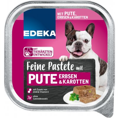 Edeka Adult Dog krůtí hrách a mrkev 300 g – Sleviste.cz