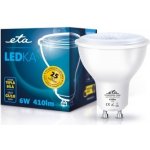 Eta EKO LEDka bodová, 6W, GU10, teplá bílá – Hledejceny.cz
