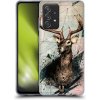 Pouzdro a kryt na mobilní telefon Samsung Pouzdro HEAD CASE Samsung Galaxy A52 / A52 5G / A52s 5G POLYSKETCH JELEN