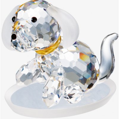 Preciosa Skleněná figurka Pes z českého křišťálu Preciosa, broušený – Hledejceny.cz