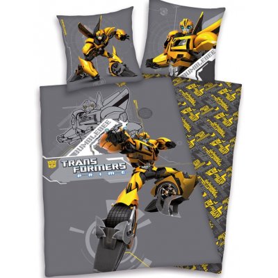 Herding Povlečení Transformers Bumblebee bavlna 135x200 80x80 od 649 Kč -  Heureka.cz