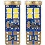 AMIO LED CANBUS 12SMD 2835 T10e (W5W) White 12V / 24V – Hledejceny.cz