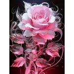 Norimpex Diamantové malování Kouřová růže 30 x 40 cm – Sleviste.cz