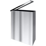 SAPHO XP006 Odpadkový koš nástěnný 25 l broušený nerez – Hledejceny.cz