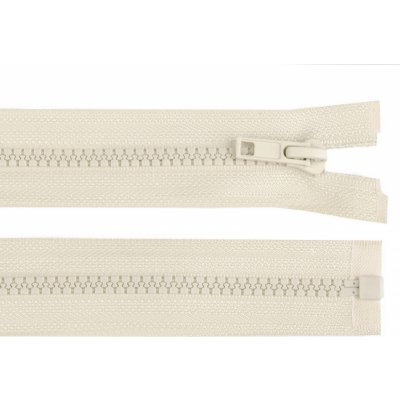 Kostěný zip šíře 5 mm délka 45 cm bundový, malé, 306 béžová nejsv. – Zboží Mobilmania