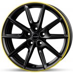 Borbet LX 8x18 5x112 ET48 matt black rim yellow | Zboží Auto