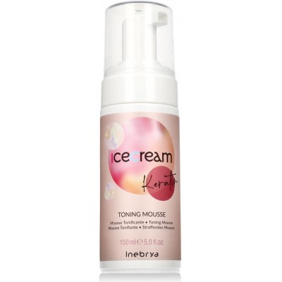 Inebrya Ice Cream Keratin Toning Mousse Tonifikační pěna s remineralizačním účinkem 175 ml – Hledejceny.cz