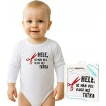 New Baby Body s potiskem Více vlasů než taťka – Hledejceny.cz