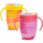 Munchkin Miracle 360° Tie Dye Cup Tropical žlutý a růžový 2 ks 207 ml – Zboží Dáma