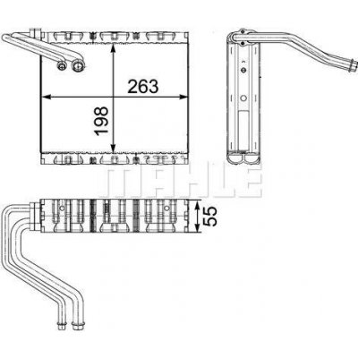 MAHLE Výparník klimatizace MAO AE 85 000P – Zbozi.Blesk.cz