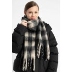 Reporter Young Dívčí béžovo-černá šála v kostkovaném vzoru ČERNÁ – Zboží Dáma
